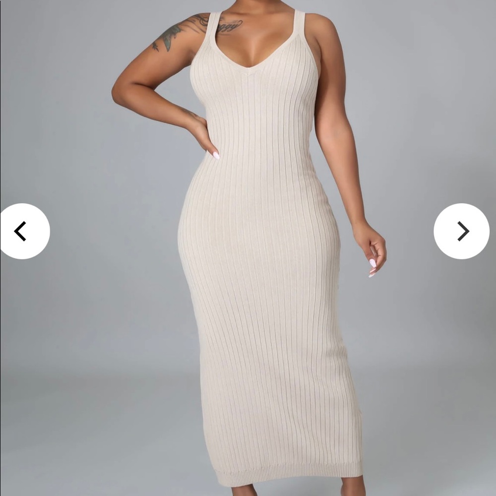 Nude dress